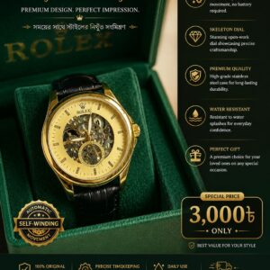 Rolex Skeleton Automatic Watch