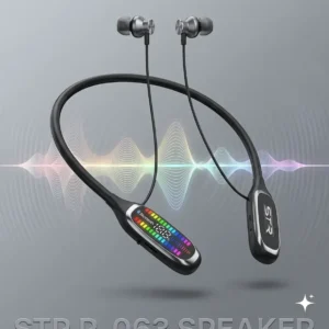 STR Metal Magnetic Wireless Neck Band Headset R-063