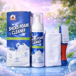 2 Piece China 3x Original BK Shoes Foam Cleaner With Brush And Towel