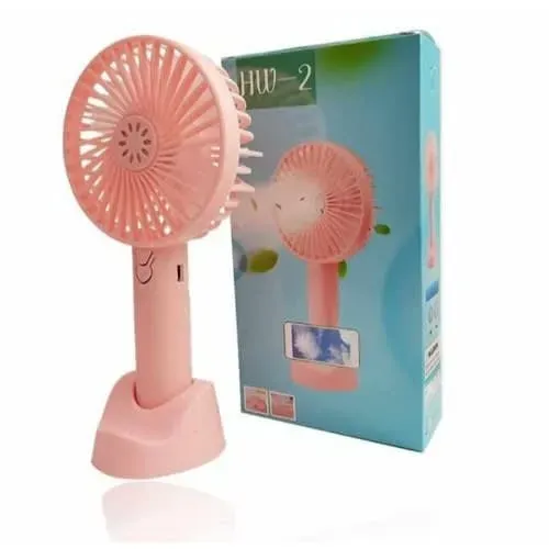 Hand Fan Mini Portable Handheld Fan Multicolor USB Rechargeable Desktop Fan For Indoor Outdoor Travel