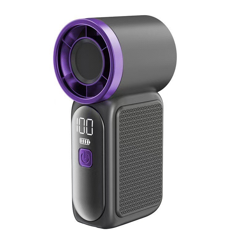 X688 High-Speed Mini Handheld Fan USB Charging Long-Lasting Turbine Violent Portable Outdoor Small Fan - Image 3