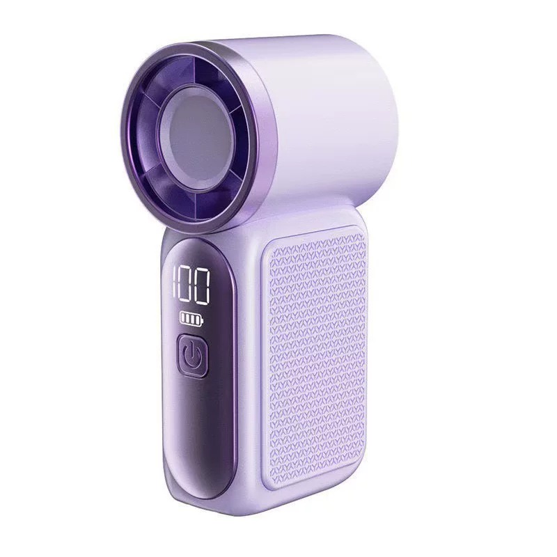 X688 High-Speed Mini Handheld Fan USB Charging Long-Lasting Turbine Violent Portable Outdoor Small Fan - Image 5